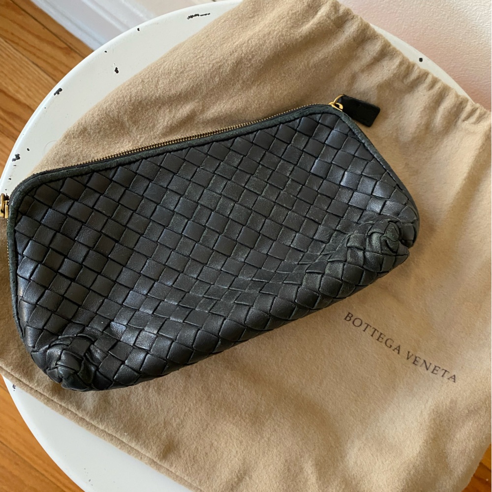 Bottega Veneta Black Leather Bag